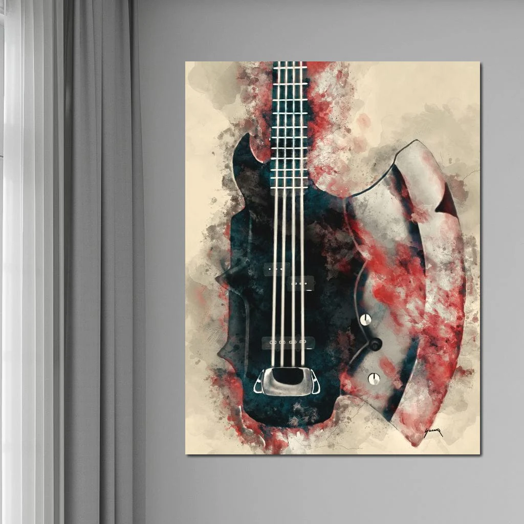 The Demon's Axe Bass Guitar - Abraham Szomor - Image 2