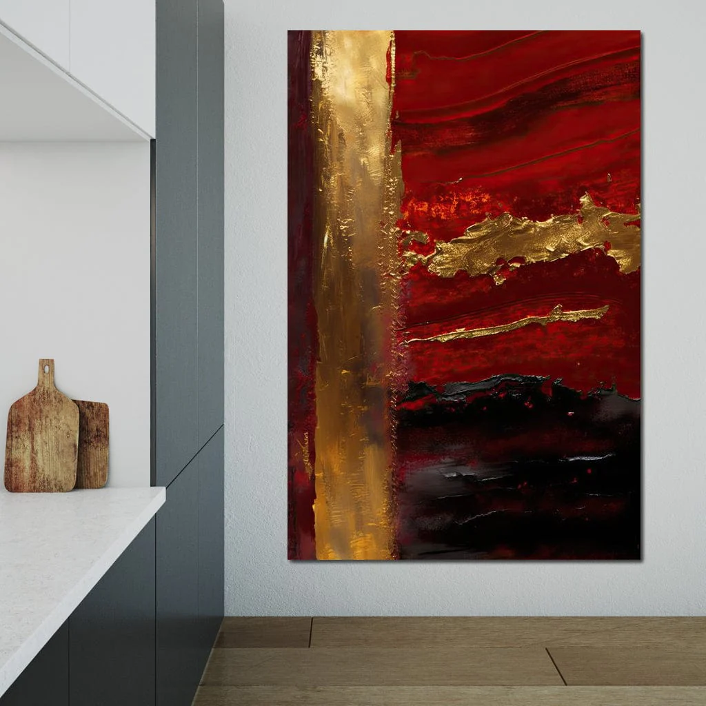 The Lush Layers Collection: Dark Red & Gold 04 - Image 9