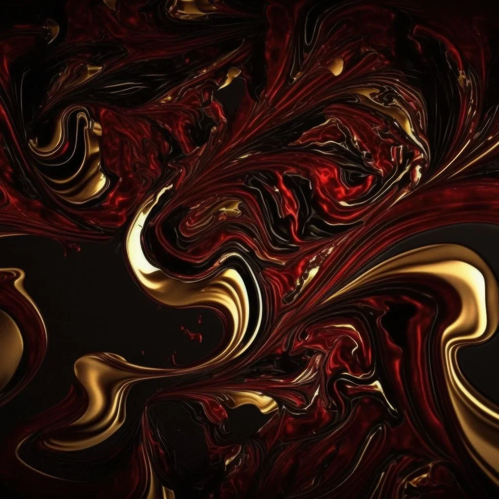 The Marble-Lux Collection: Dark Red & Vibrant Gold 14 - Image 21