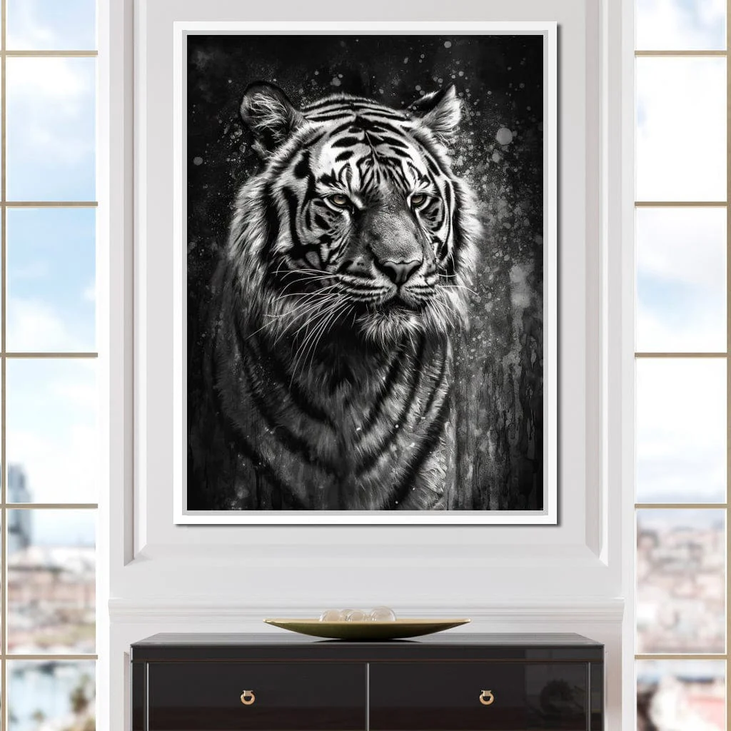 Tiger in Black & White - Image 9
