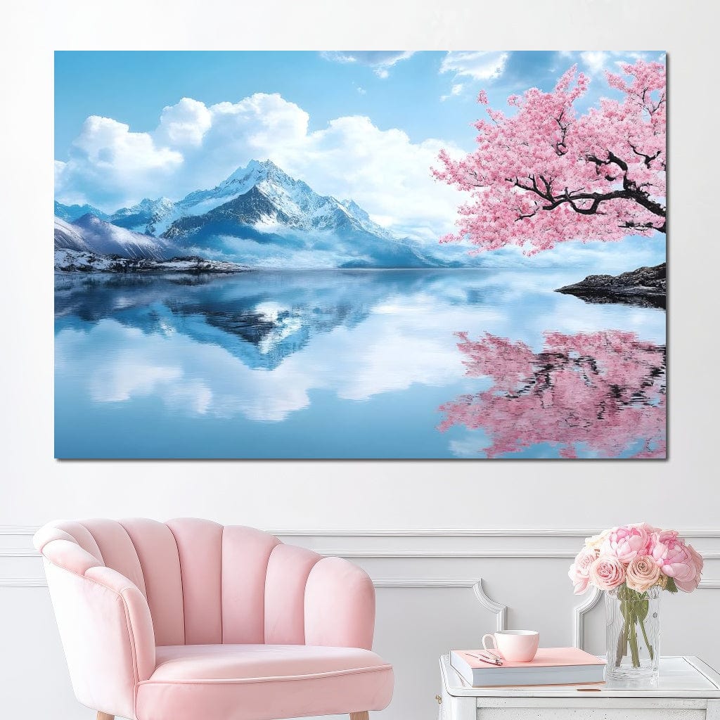 Tranquil Blossom Reflection - Image 11