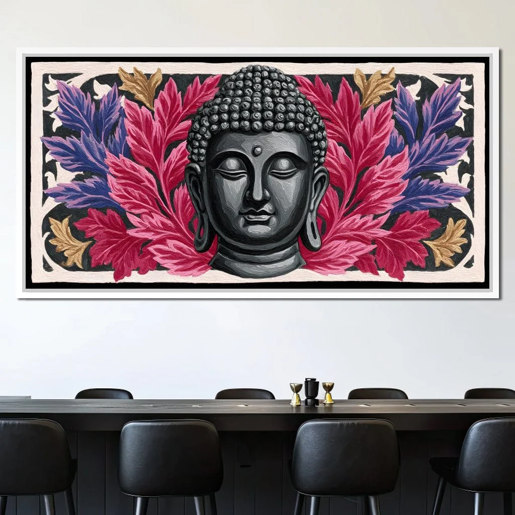 Tranquil Buddha Floral Reverie - Image 11