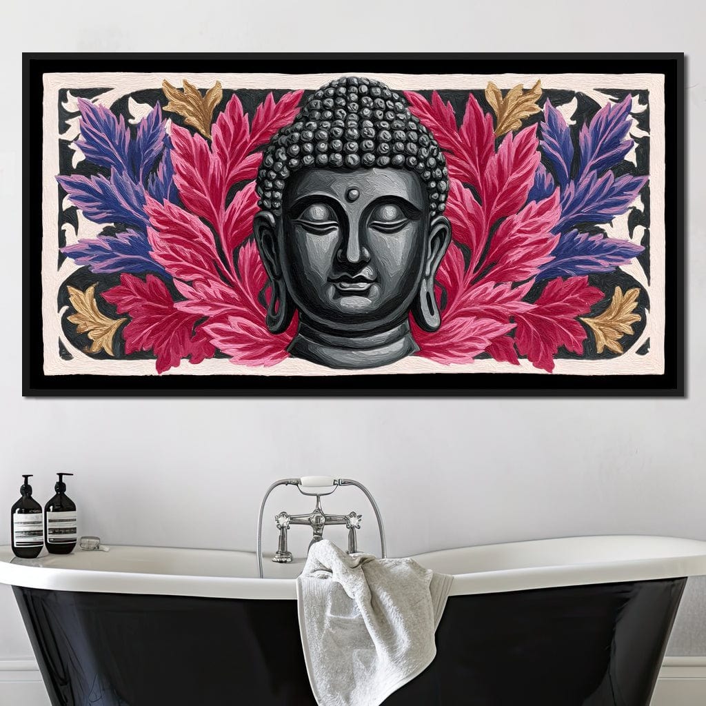 Tranquil Buddha Floral Reverie - Image 5