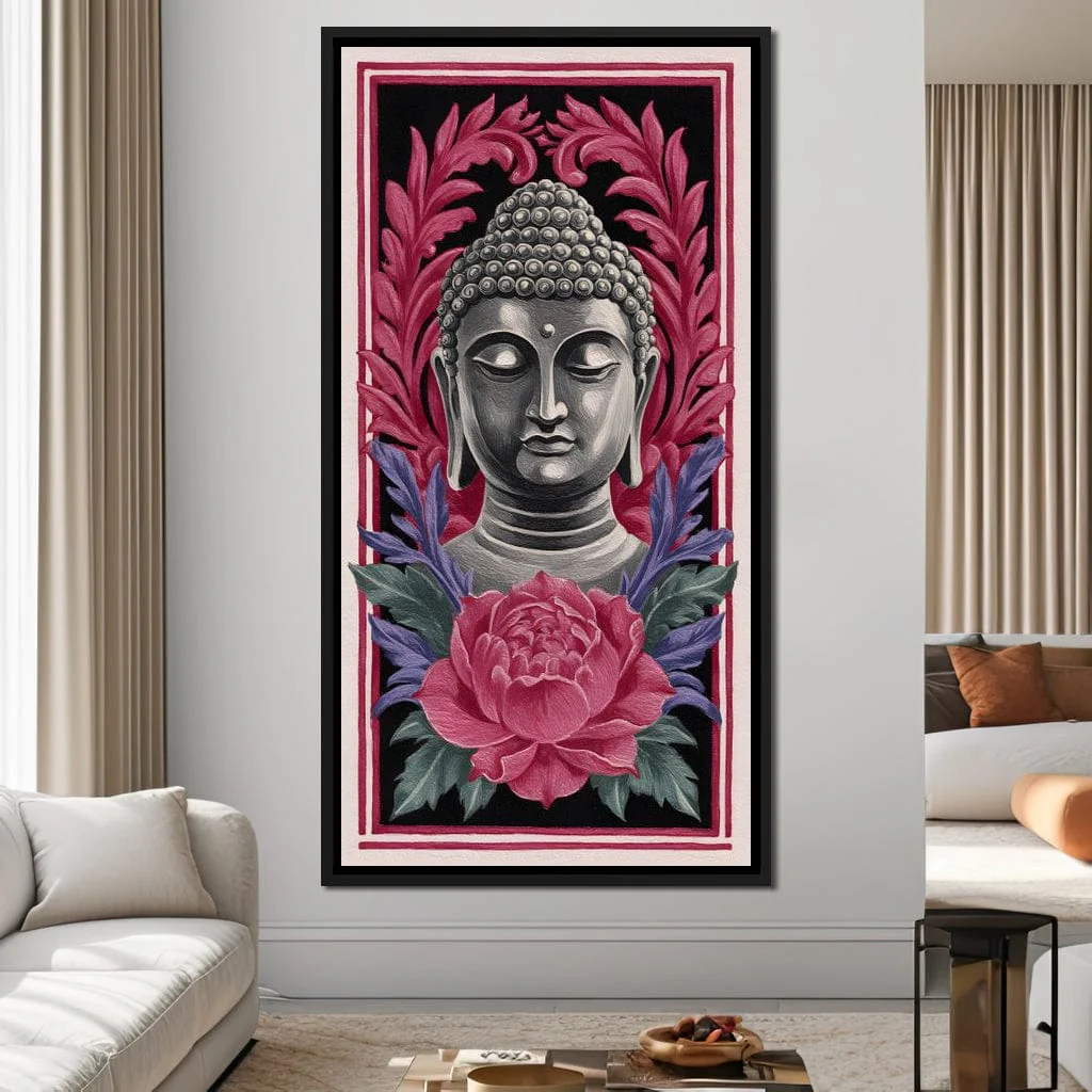 Tranquil Buddha Peony Garden - Image 2