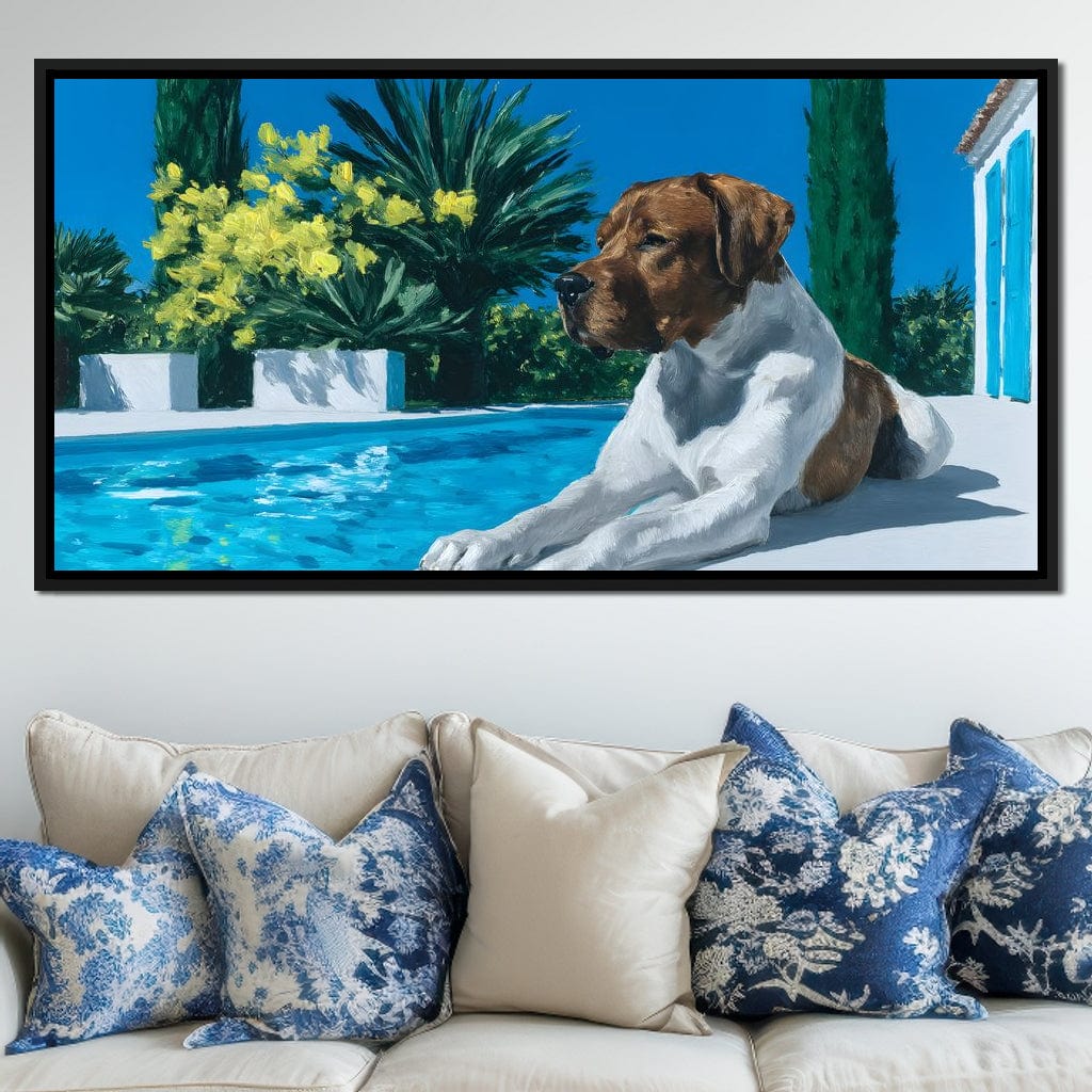 Tranquil Canine Reflection - Image 3