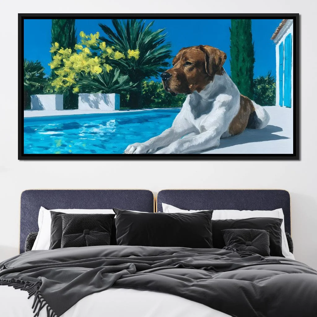 Tranquil Canine Reflection - Image 6