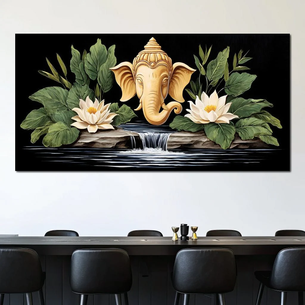 Tranquil Ganesh Divinity Reverie - Image 13