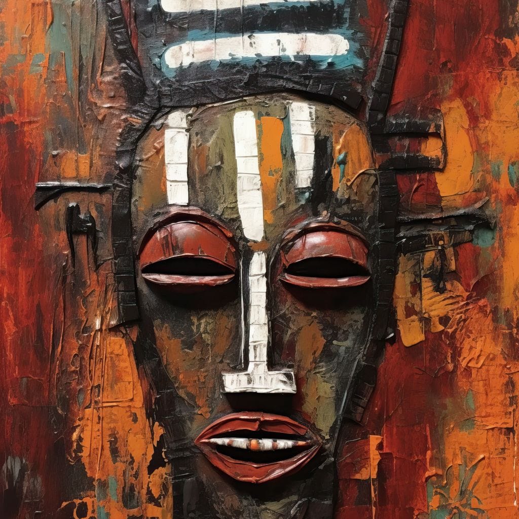 Tribal Mask 02 - Sakeem Gibbs - Image 13