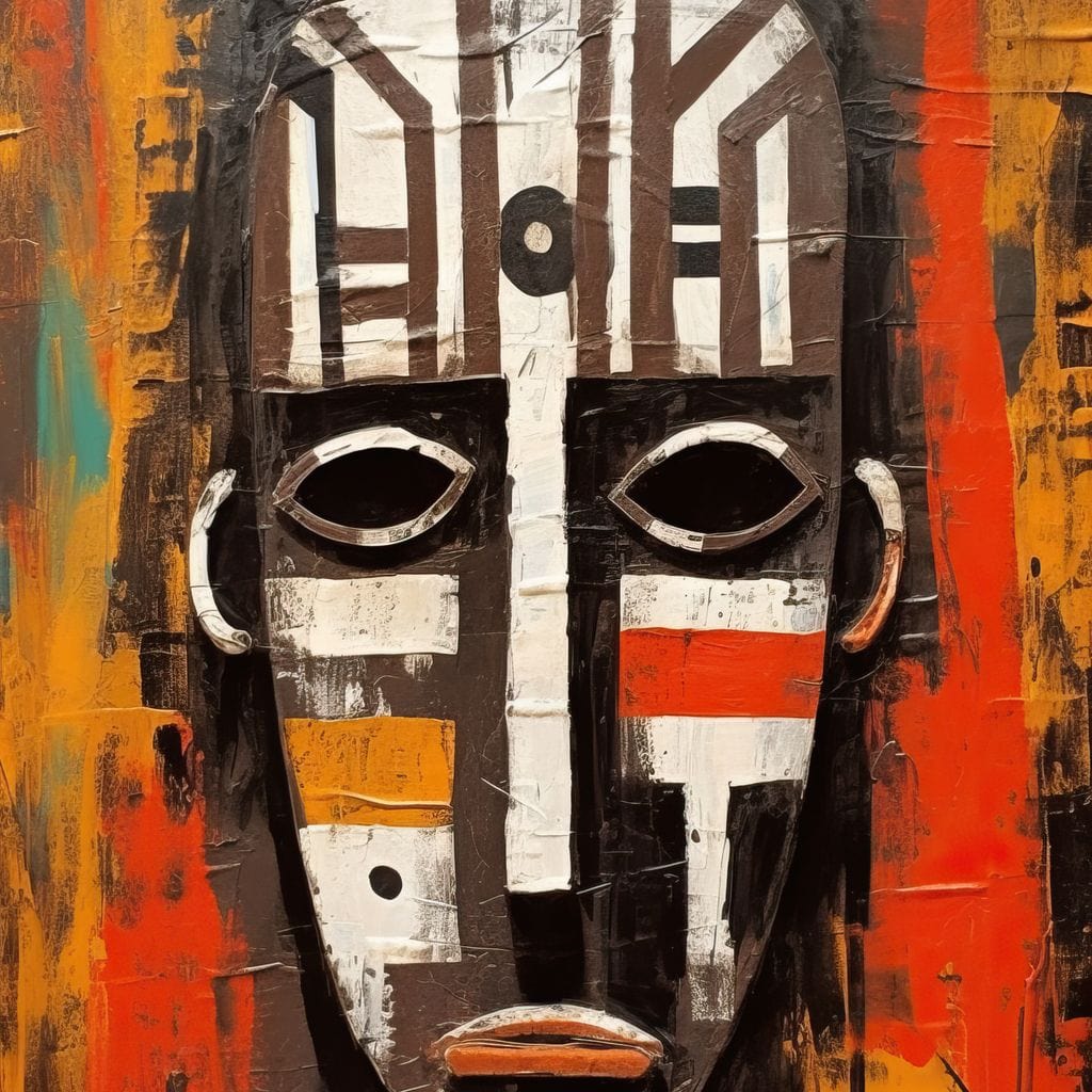 Tribal Mask 13 - Sakeem Gibbs - Image 14