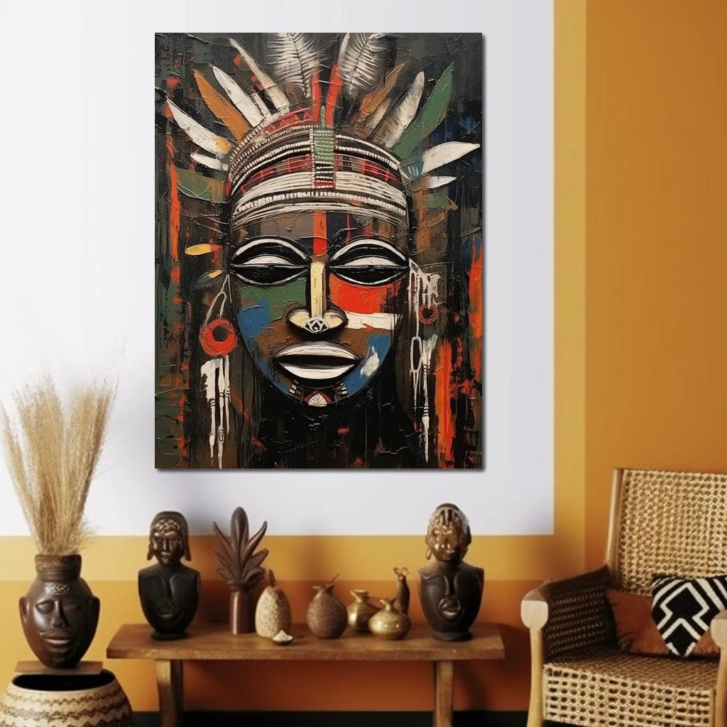 Tribal Mask 14 - Sakeem Gibbs - Image 2