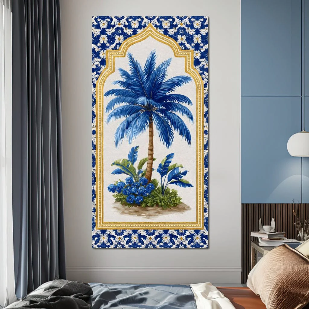 Tropical Elegance Blue Palm - Image 7