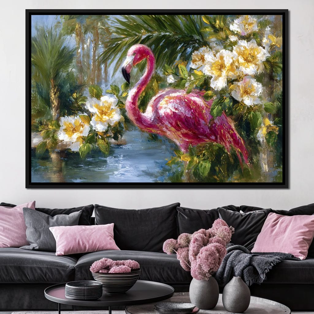 Tropical Flamingo Oasis Glow - Neal Hackett - Image 3