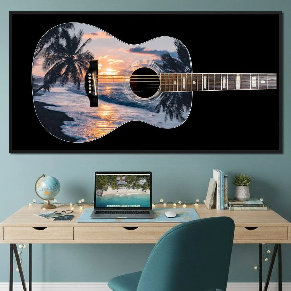Tropical Sunset Guitar Dream - Image 3