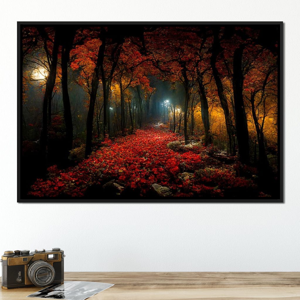 Beautiful Forest at Night - Image 8
