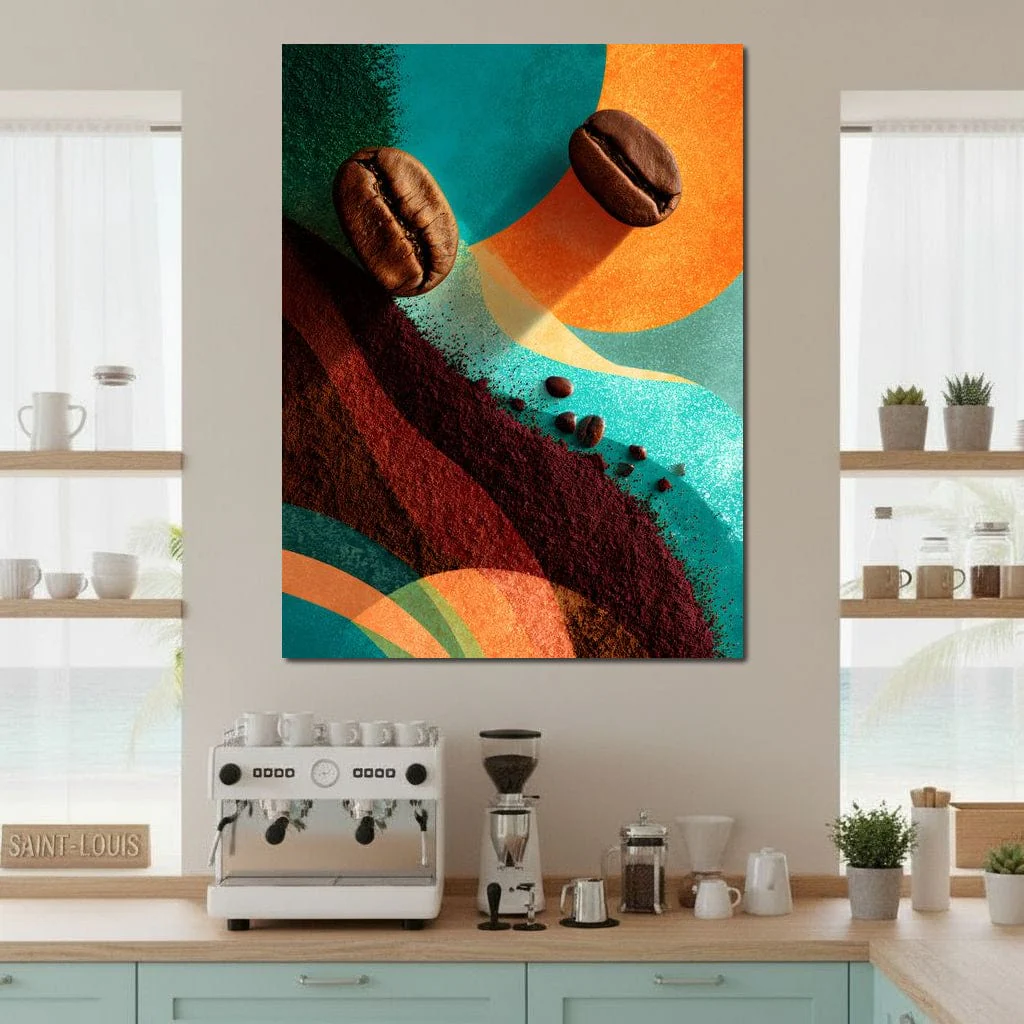 Vibrant Coffee Bean Fusion - Image 5