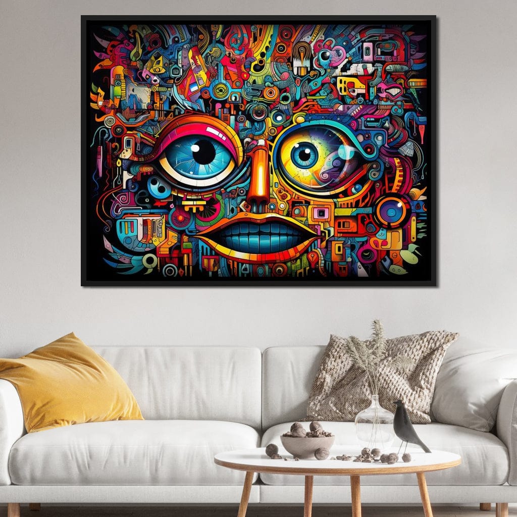 Vibrant Cyberpunk Face - Image 4