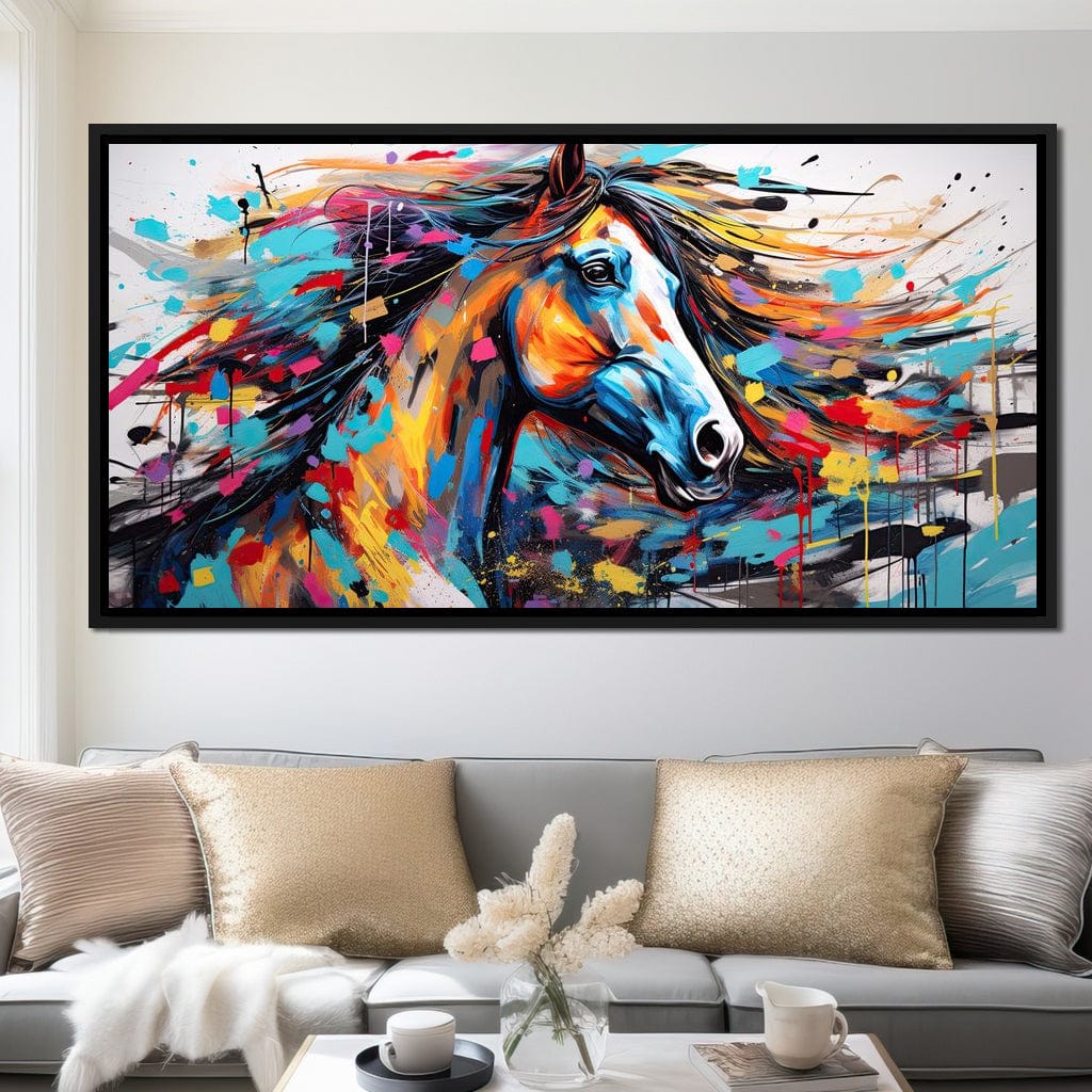 Vibrant Equine Mosaic - Image 2