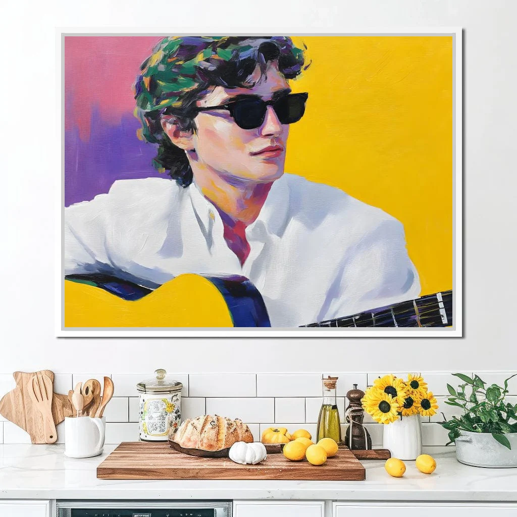 Vibrant Guitarist Sunlit Groove - Image 7