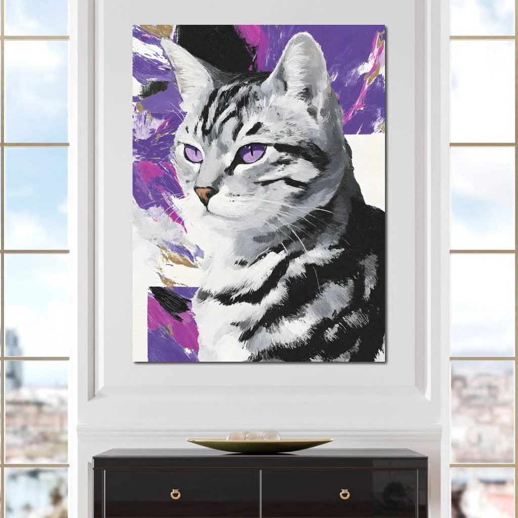 Violet Eyed Feline Muse - Image 4