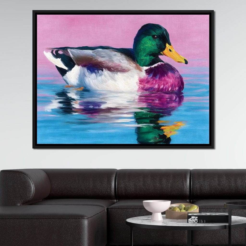 Vivid Mallard Duck Reflections - Image 3