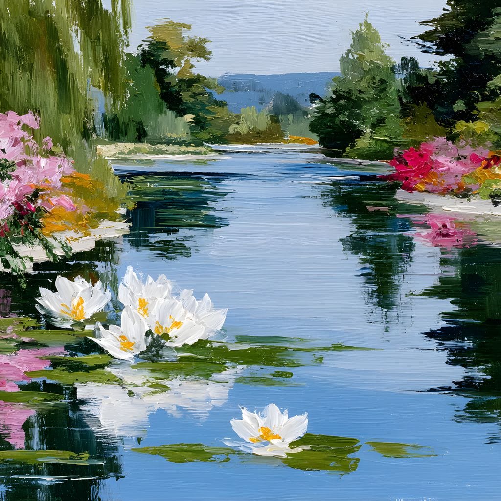 Water Lily Garden Reflection - Image 14
