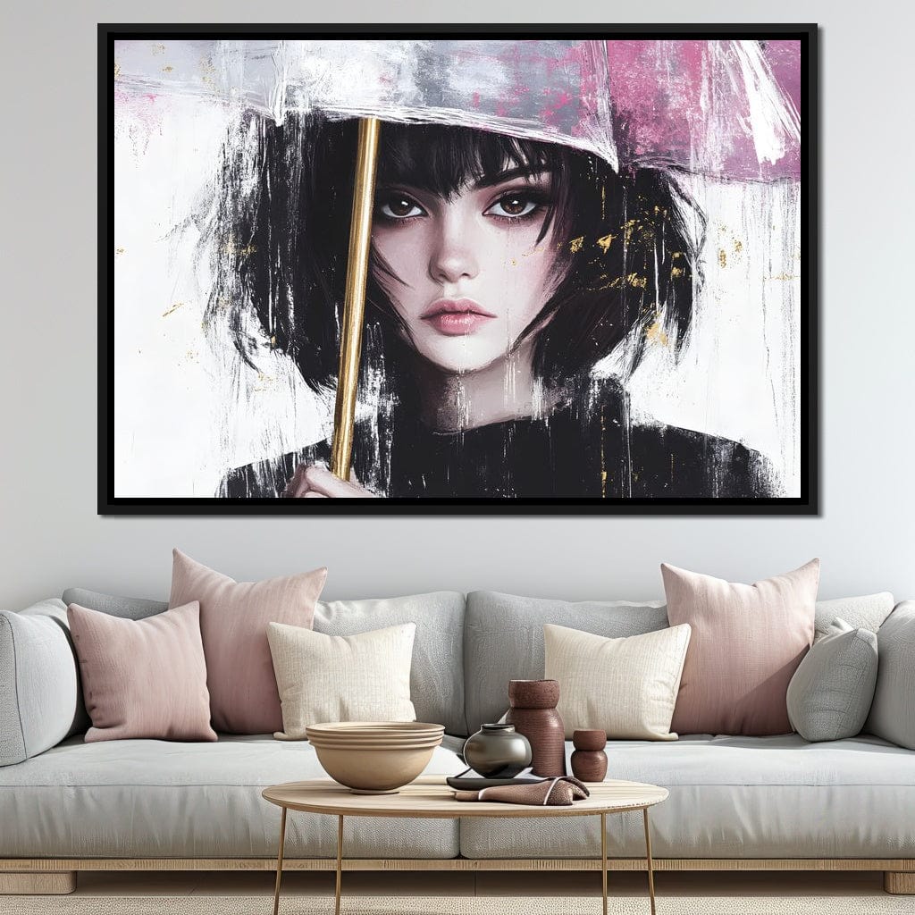 Whispering Elegance Beneath Rain - Image 5