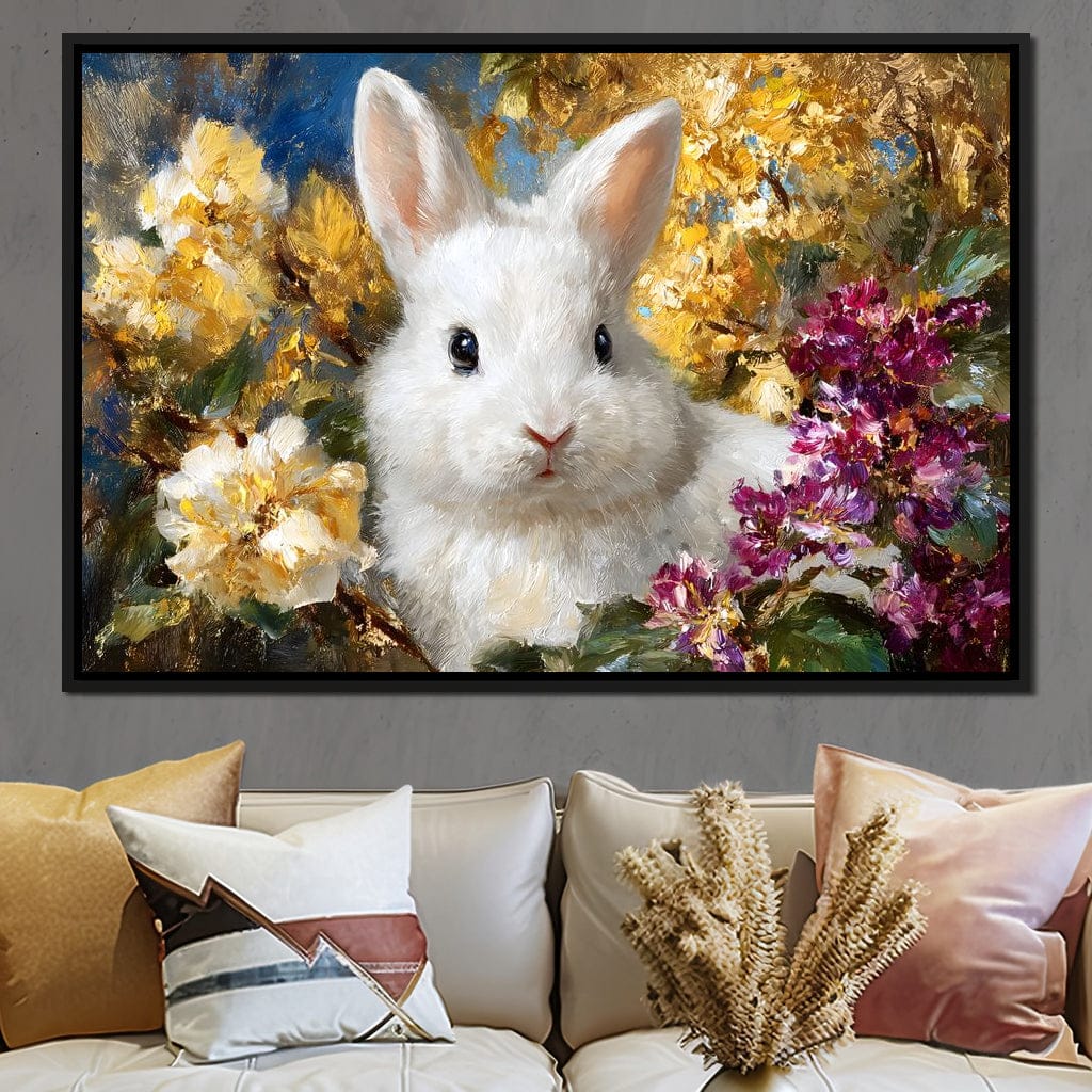 White Bunny Garden Bouquet - Neal Hackett