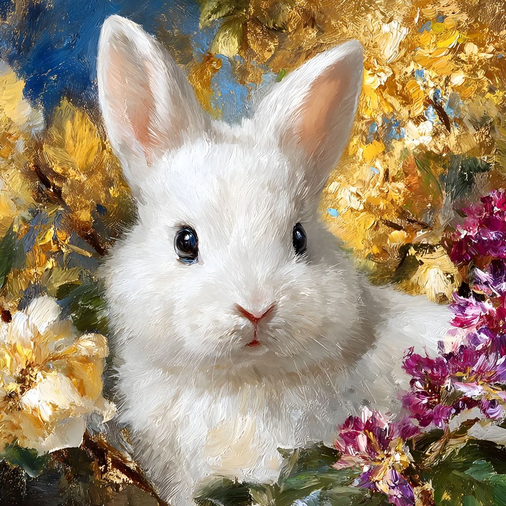 White Bunny Garden Bouquet - Neal Hackett - Image 14
