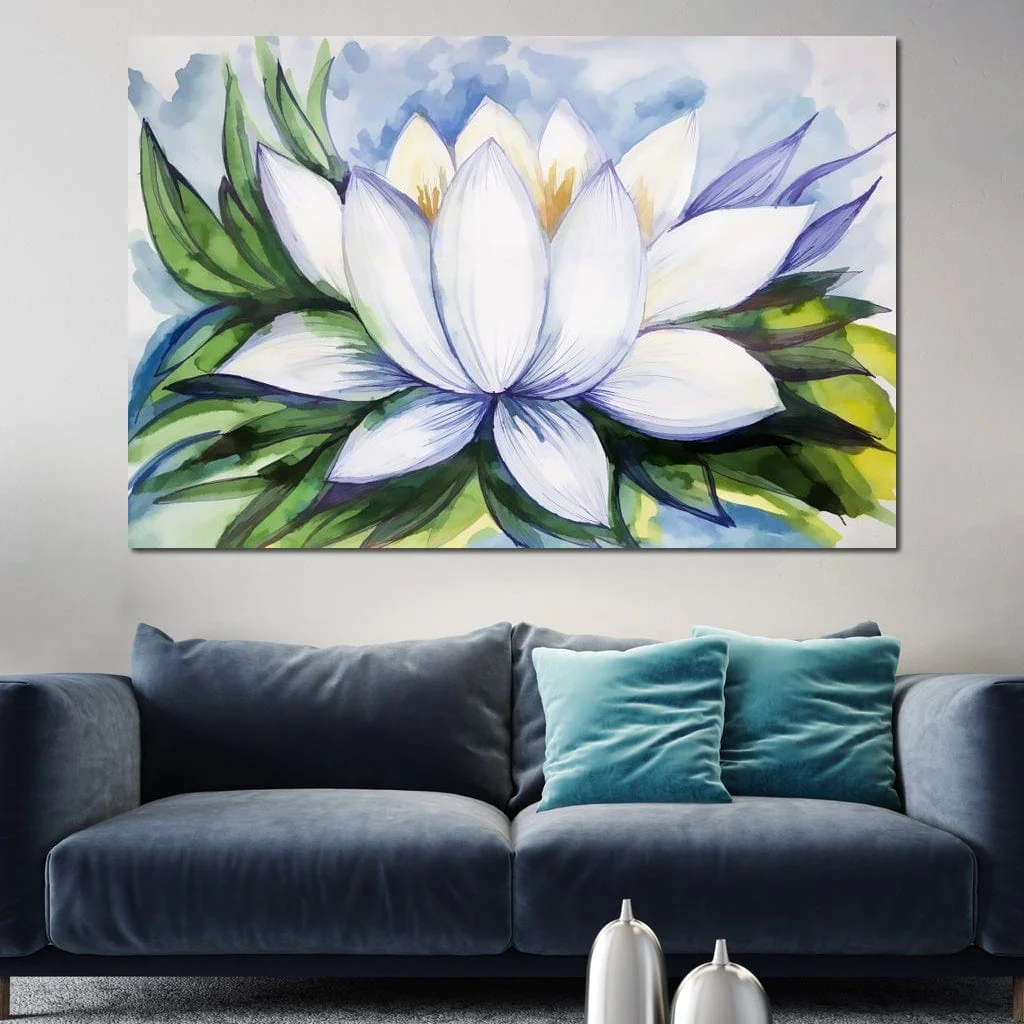 White Lotus Flower - Image 3