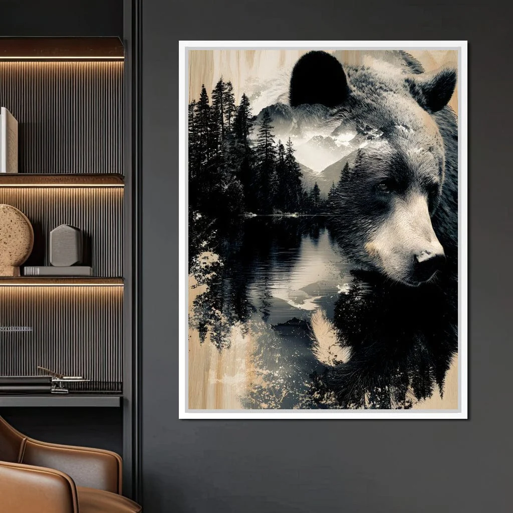 Wild Pines Bear Reflection - Image 12