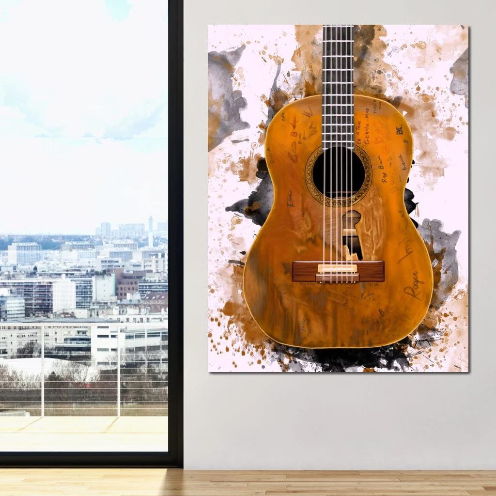 Willie Nelson's Trigger Acoustic Guitar - Abraham Szomor - Image 6