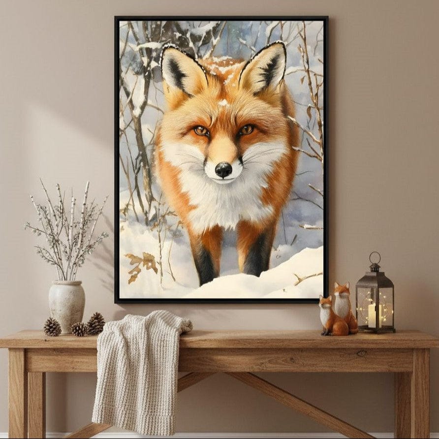 Winter Fox Glance of Quiet Wild
