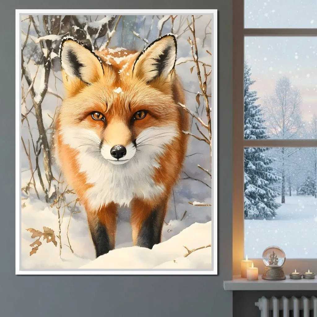 Winter Fox Glance of Quiet Wild - Image 13