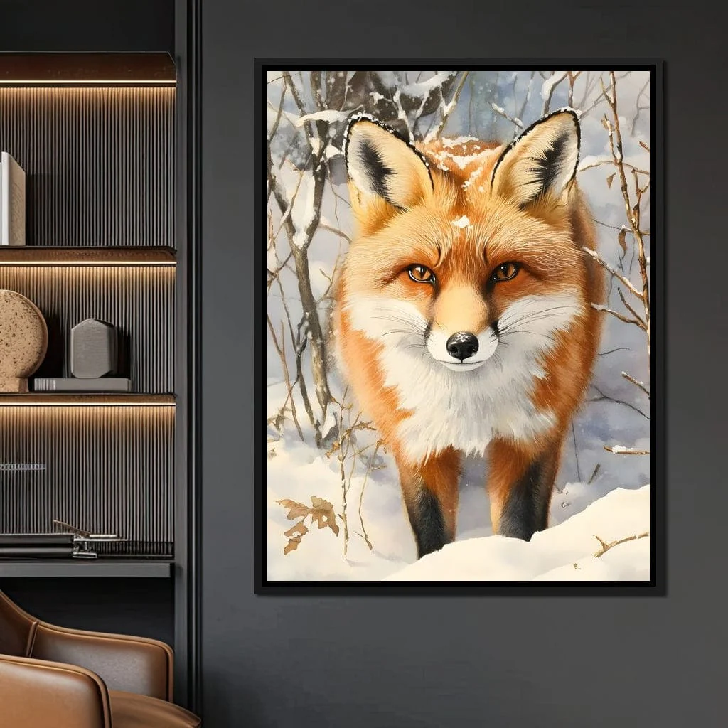 Winter Fox Glance of Quiet Wild - Image 8