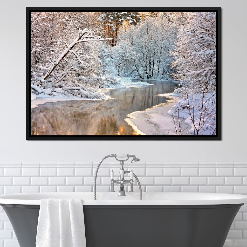 Winter River Landscape - Image 11
