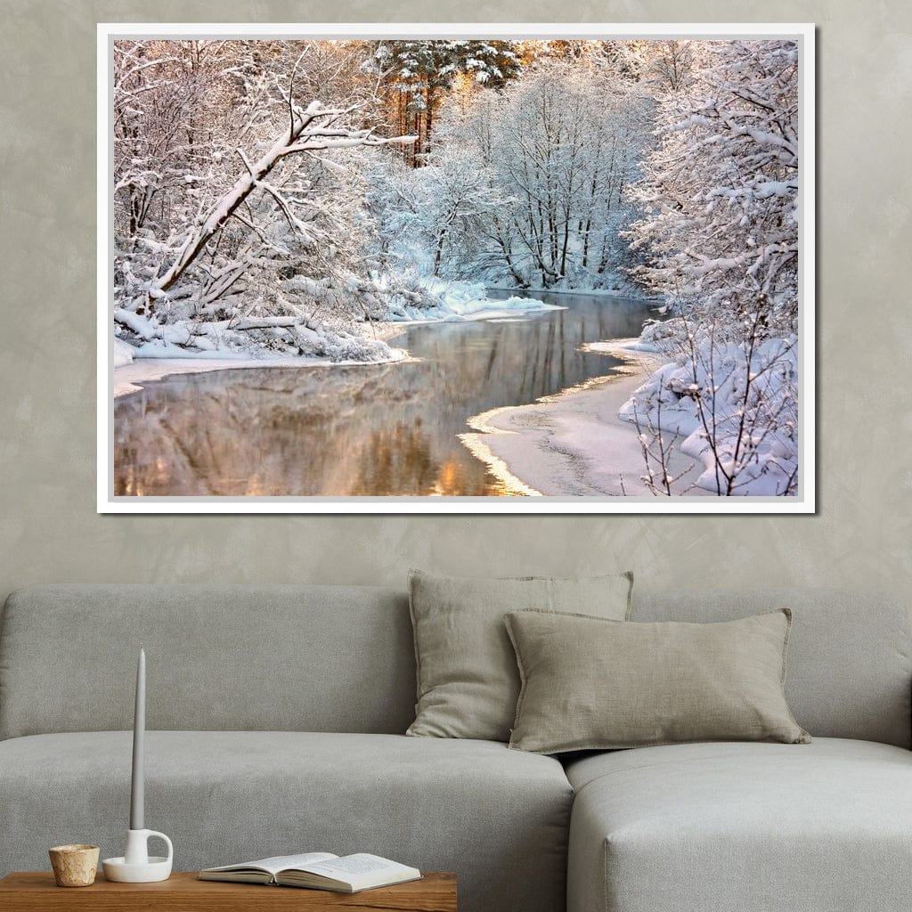 Winter River Landscape - Image 19