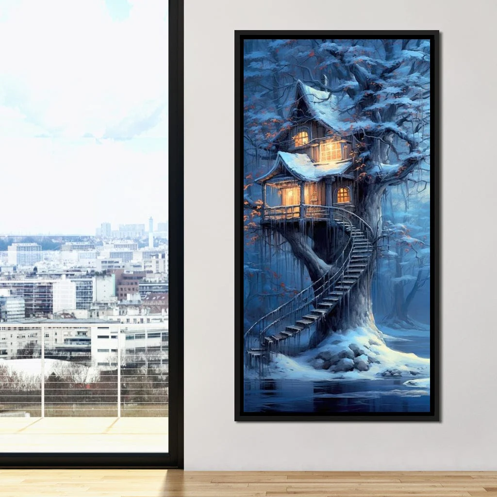 Winter Tree House - TooplesArt - Image 10