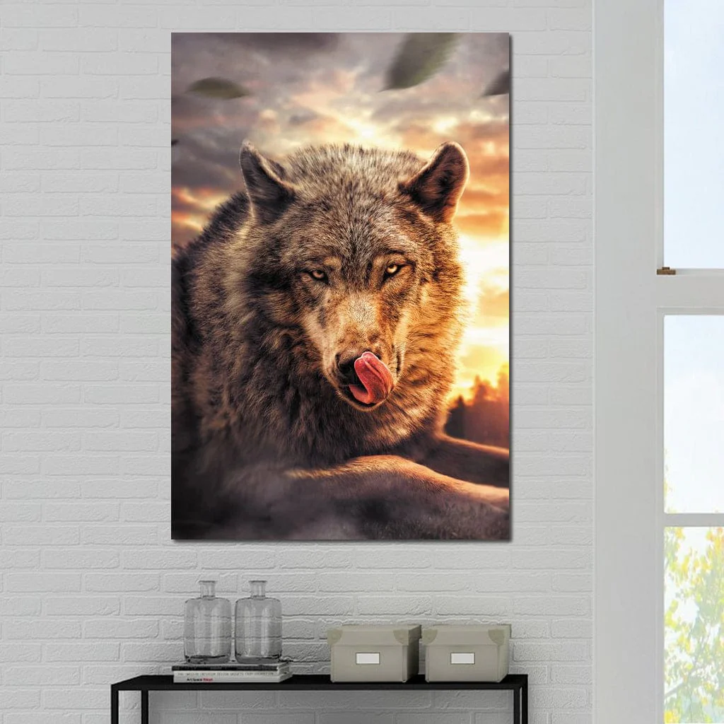 Wolf Sunset - Zenzdesign - Image 3