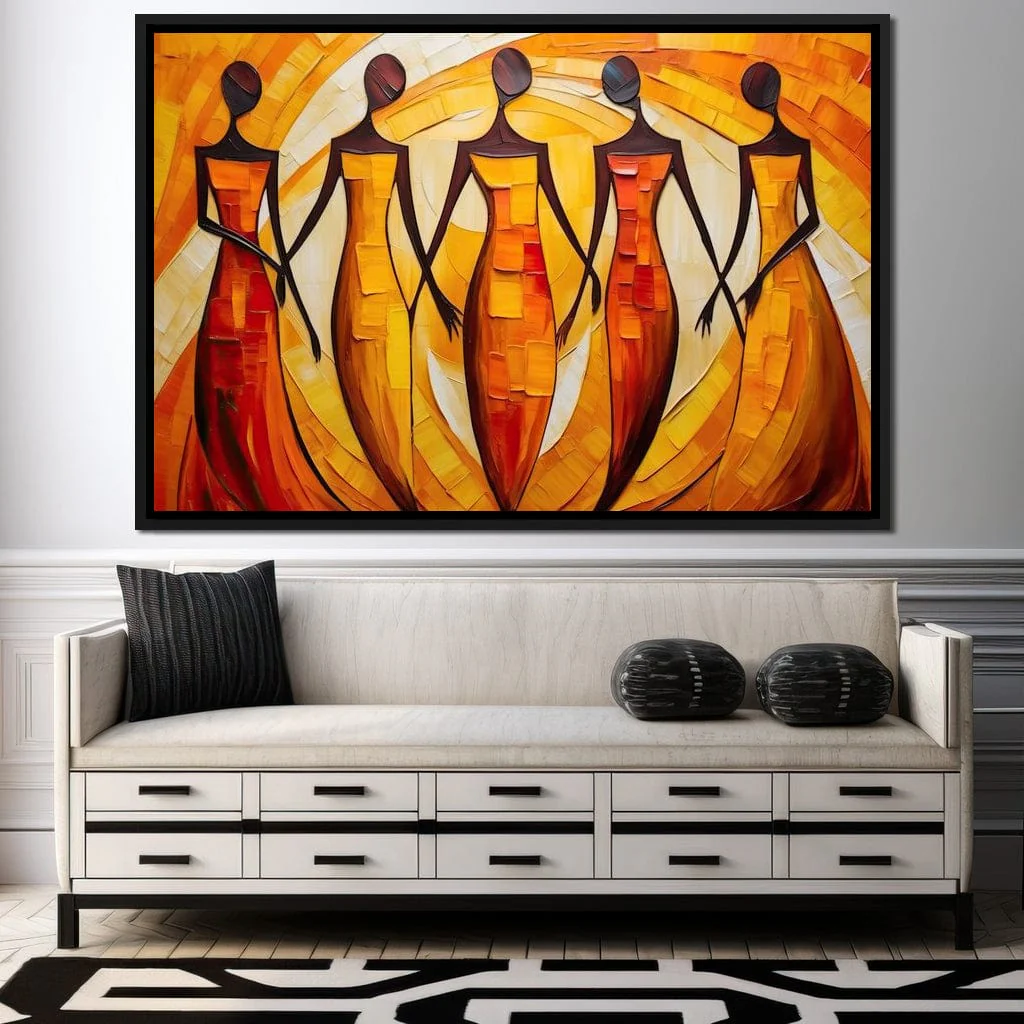 Women in Maroon Harmony - Image 2