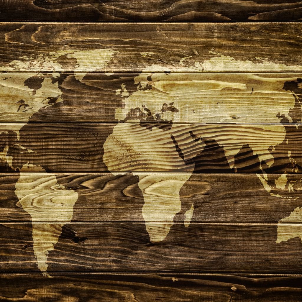 World Map - Oak Planks - Image 19