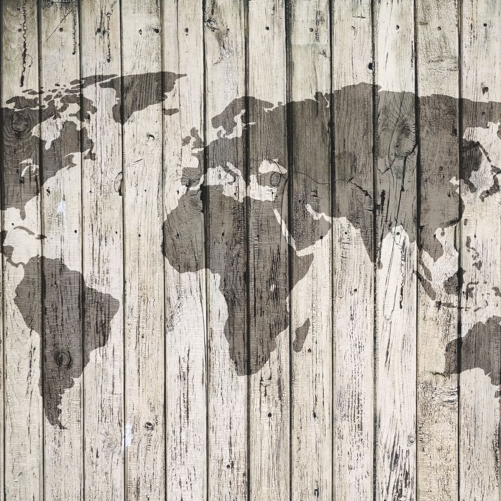 World Map - Rustic Planks - Image 3
