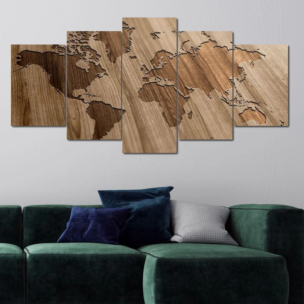 World Map - Timber - Image 2