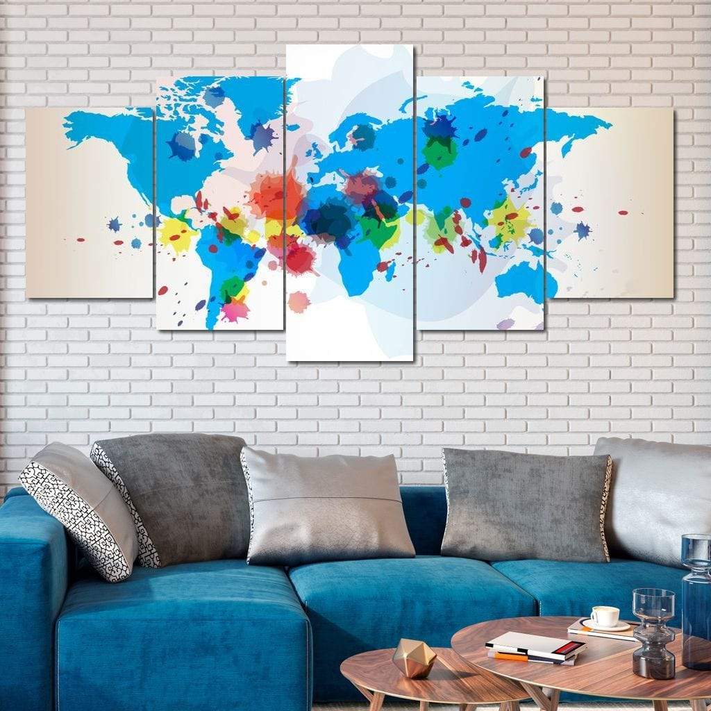 World Map - Watercolor