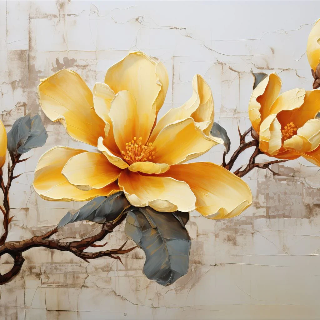 Yellow Magnolia Tree 2 - Wildrose Creations - Image 21